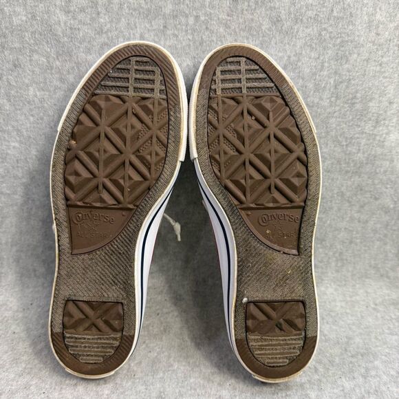 Converse Shoes Womens 7 Chuck Taylor All Star White Lace Up Casual Flat Sneakers - Picture 8 of 9